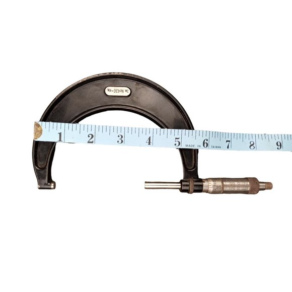 Vintage Starrett Outside Micrometer Caliper 3 inch 4" Wood Box 436 Instructions - Picture 12 of 12